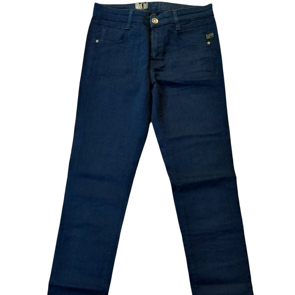 Retro Vintage G-Star GS01 New Radar H.W. Skinny Blue Denim Jeans Sz 27 NWT